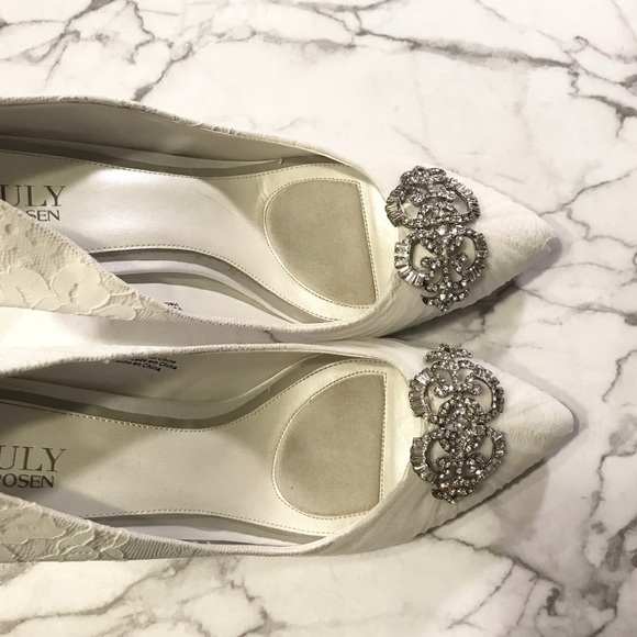 Zac Posen bride lace shoes - Picture 6 of 7